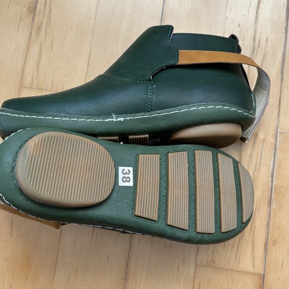 Green Booties Size 6.5 - Picture 3 of 3